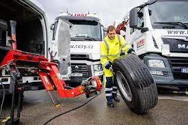 New and Old Tyre Replacement